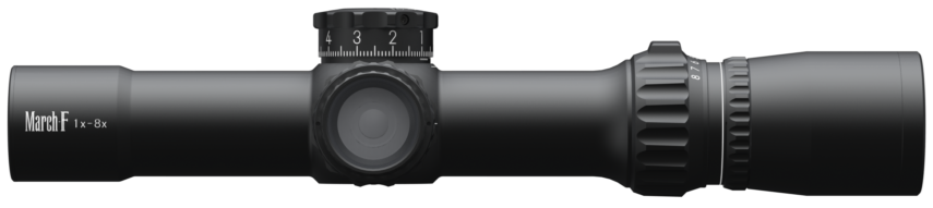 March F D8V24FIML 1-8x24 Tactical Illum MIL