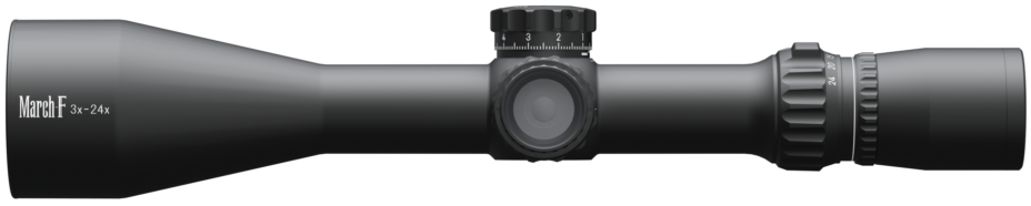 March F D24V52FIML 3-24x52 Tactical Illum MIL